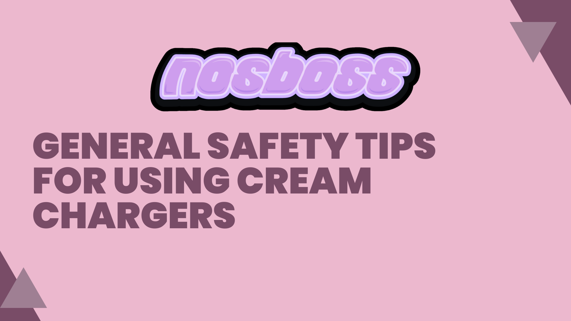 General Safety Tips for Using Cream Chargers